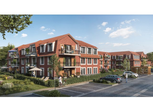 Investissement locatif en Nord-Pas-de-Calais : programme immobilier neuf pour investir Jardin des Samares  Seclin
