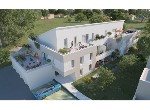 Investissement locatif  Carcassonne : programme immobilier neuf pour investir Horizon  Pins-Justaret