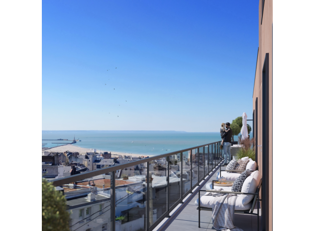 Investissement locatif  Le Havre : programme immobilier neuf pour investir Le Havre - Vue Mer  Le Havre