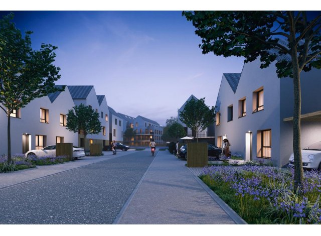 Investissement locatif en Ile-de-France : programme immobilier neuf pour investir Aura  Bruyères-le-Châtel