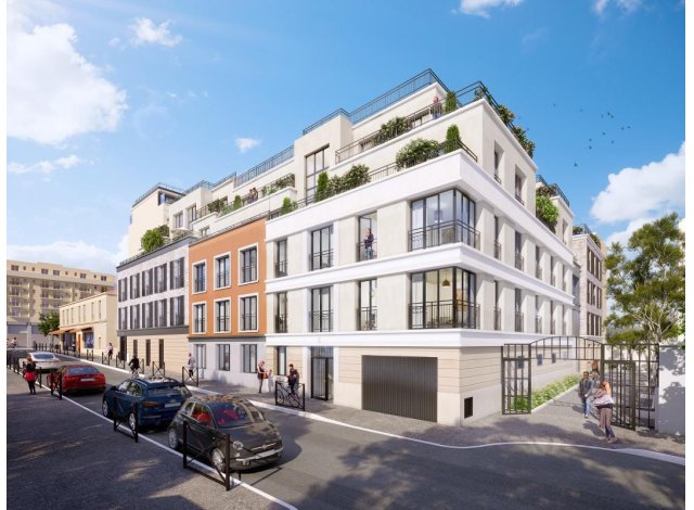 Investissement locatif  Paris 12me : programme immobilier neuf pour investir Karactere  Le Kremlin Bicêtre