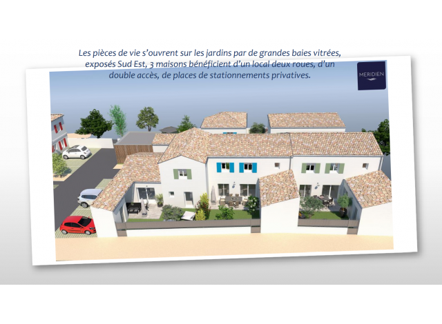 Investissement locatif en Charente-Maritime 17 : programme immobilier neuf pour investir Meridien  Puilboreau