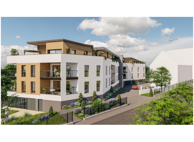 Investissement locatif dans le Doubs 25 : programme immobilier neuf pour investir Résidence Quadrivium  Besançon