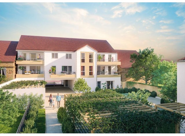 Investissement locatif en Haute-Garonne 31 : programme immobilier neuf pour investir Terrasses Baron  Toulouse