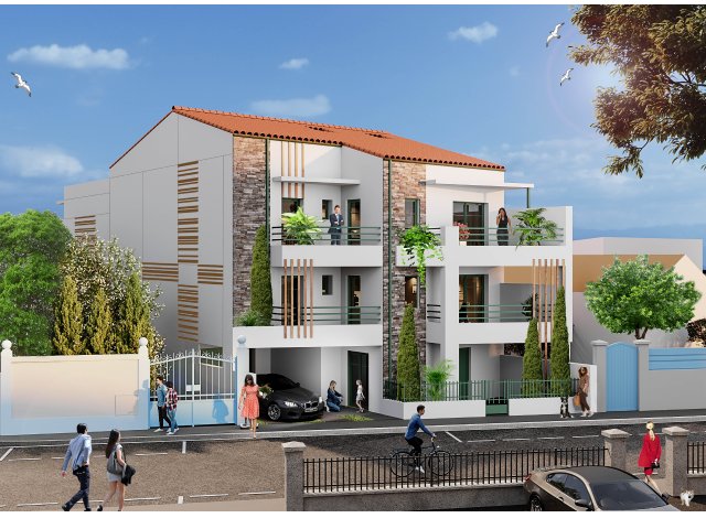 Investissement locatif en Charente-Maritime 17 : programme immobilier neuf pour investir Villa Dumont  La Rochelle
