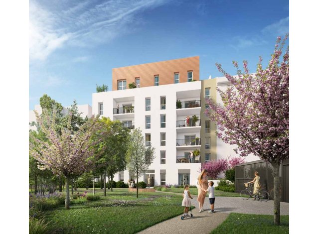 Investissement locatif dans le Rhne 69 : programme immobilier neuf pour investir Serenity  Lyon 8ème