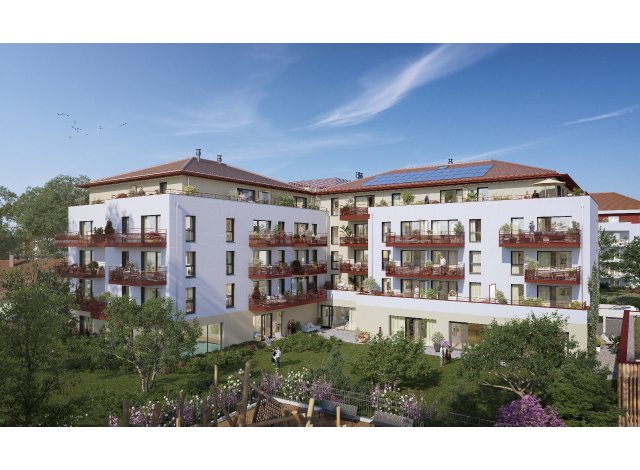 Investissement locatif en Haute-Savoie 74 : programme immobilier neuf pour investir Maison Bianca  Sciez