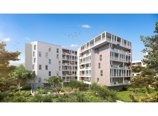 Investissement locatif dans l'Hrault 34 : programme immobilier neuf pour investir Carre Renaissance - Domaine de Pascalet TR2  Montpellier