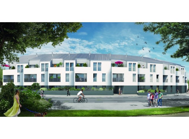 Investissement locatif en Loire Atlantique 44 : programme immobilier neuf pour investir Lumea  Carquefou