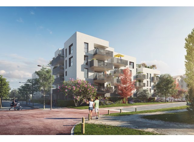 Investissement locatif en Gironde 33 : programme immobilier neuf pour investir Poëm  Bègles