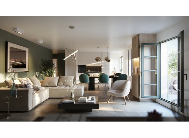 Investissement locatif  Saint-Andr-de-la-Roche : programme immobilier neuf pour investir Villa Candide  Nice