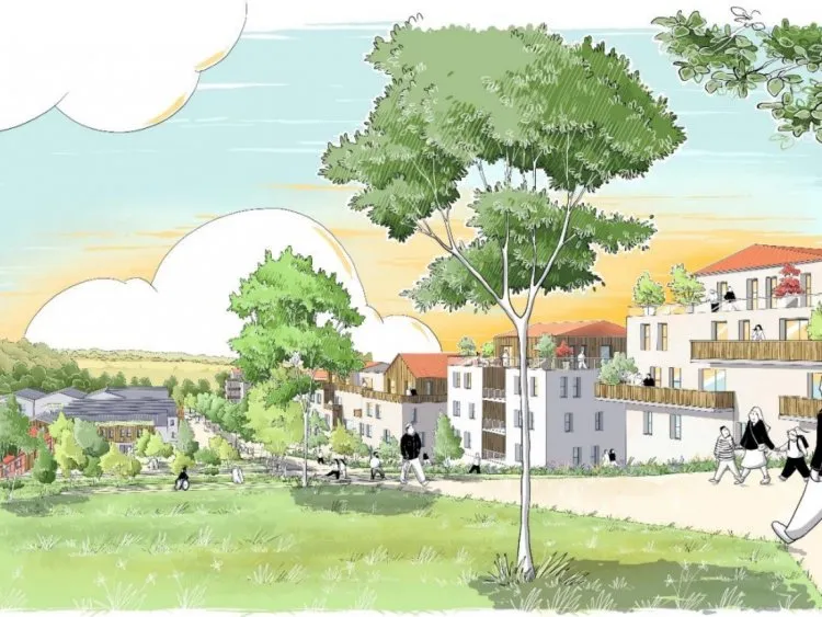 Reconversion d'une friche à Breuillet : l'écoquartier du Pont des Gains est lancé !