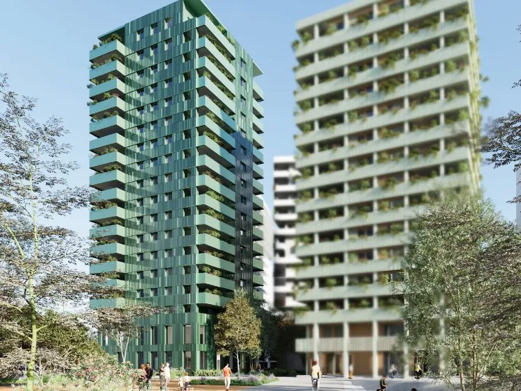 Immobilier neuf à Strasbourg : Confluences, la tour futuriste qui redessine le Wacken