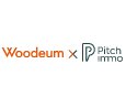 Logo Woodeum x Pitch Immo