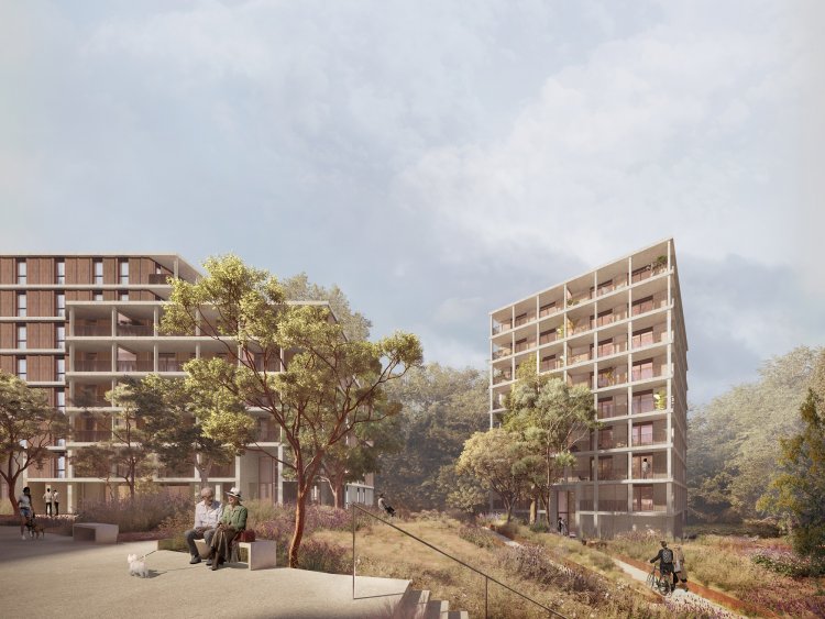 Lykke Lodge à Nantes comprend 180 logements écologiques et abordables, avec des espaces verts pour un cadre de vie optimal.