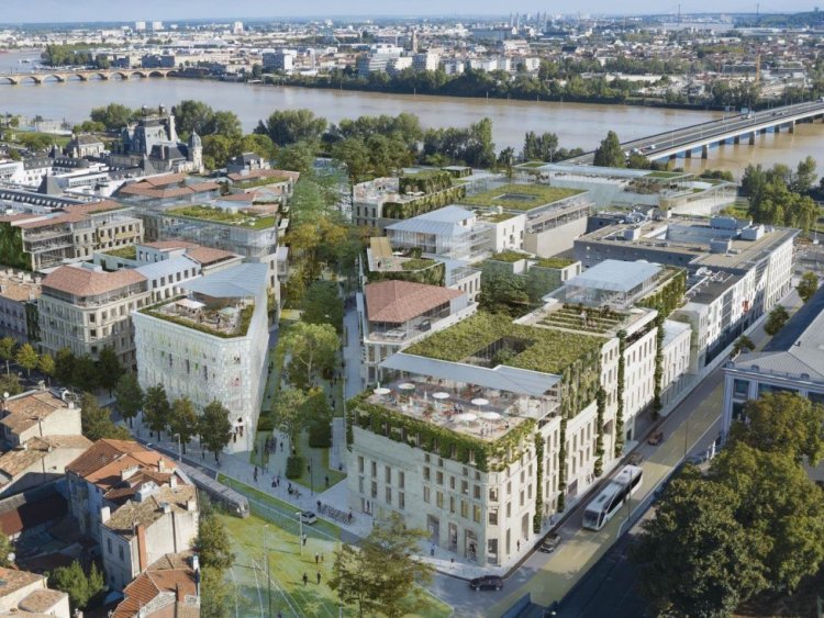 Canopia  Bordeaux : un projet de 4 hectares intgrant nature, commerces et mobilit douce, dans une architecture respectueuse du patrimoine urbain. | Canopia / Bordeaux / ArtefactoryLab pour Apsys / Maison Edouard Franois