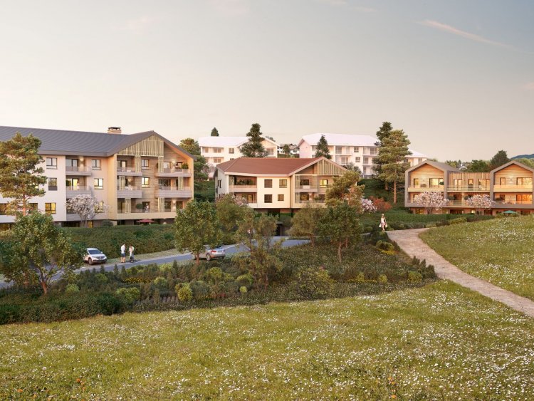 Imaprim lance un projet immobilier de 91 appartements neufs  Juviny, en Haute-Savoie, au cur du bassin genevois et ses 500000 emplois. | Les Jardins de Flore / Juvigny / Imaprim