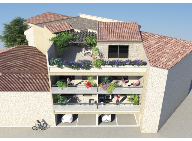 Investissement locatif en Languedoc-Roussillon : programme immobilier neuf pour investir Villa Carlus Magnus  Nîmes