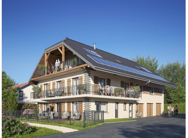 Investissement locatif  Thones : programme immobilier neuf pour investir L'Ecrin de Villaz  Villaz