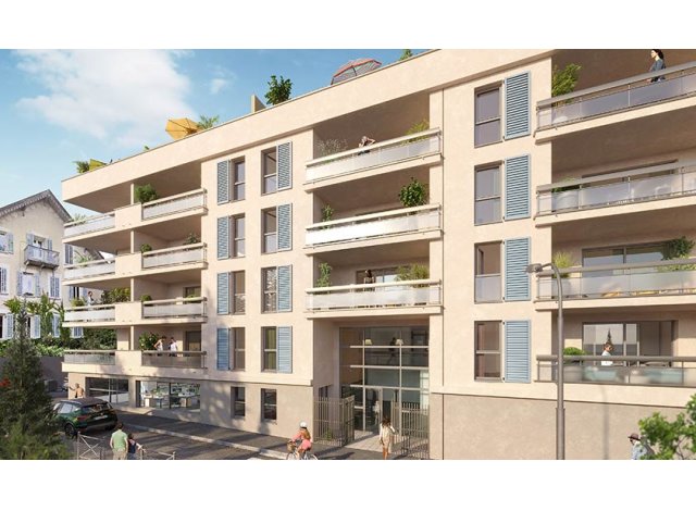 Investissement locatif  Le-Monetier-les-Bains : programme immobilier neuf pour investir Patio 8  Gap