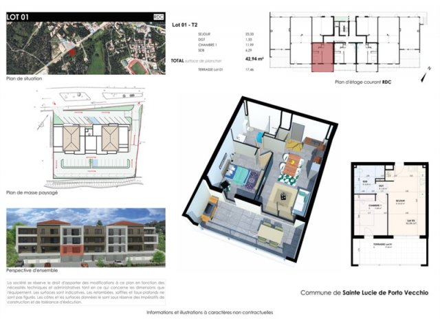 Programme neuf Sainte-Lucie-de-Porto-Vecchio C1  Sainte-Lucie-de-Porto-Vecchio