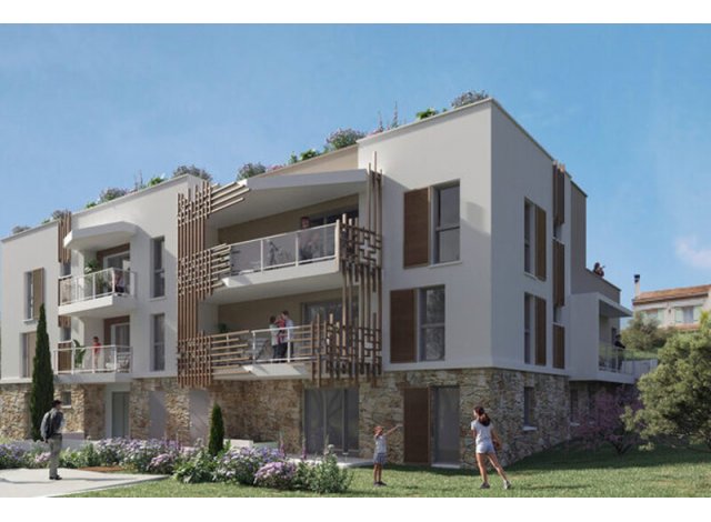 Programme immobilier neuf co-habitat Antibes C1  Antibes