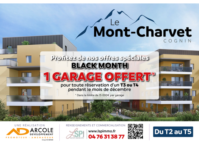 Programme immobilier neuf Le Mont Charvet  Cognin