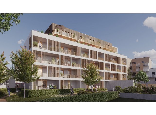 Investissement locatif en Alsace : programme immobilier neuf pour investir L'Idylle  Illkirch-Graffenstaden