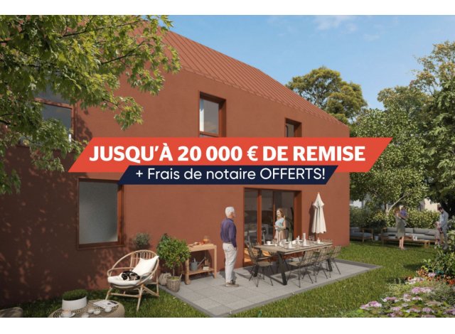 Appartements et maisons neuves co-habitat Terra Rossa  Strasbourg