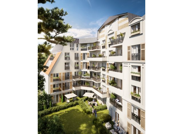 Investissement locatif  Le Blanc Mesnil : programme immobilier neuf pour investir Le Domaine du Mesnil  Le Blanc Mesnil