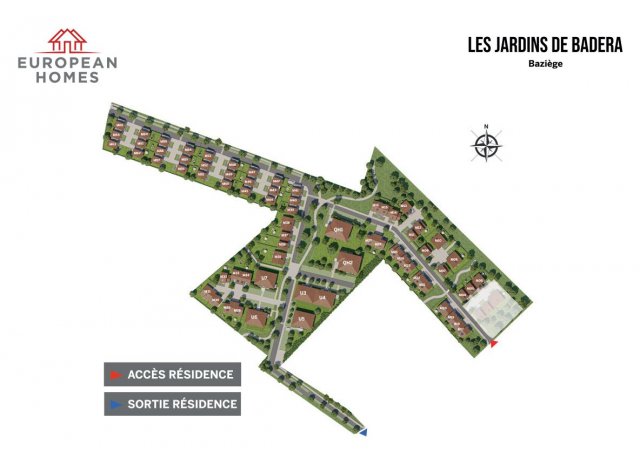 Programme neuf Les Jardins de Badera  Bazige