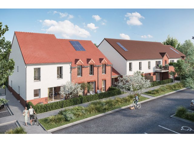 Investissement locatif en Nord-Pas-de-Calais : programme immobilier neuf pour investir Three  Wattrelos