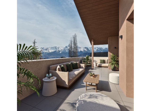 Investissement locatif  Grenoble : programme immobilier neuf pour investir Le Clos Roman  La Tronche