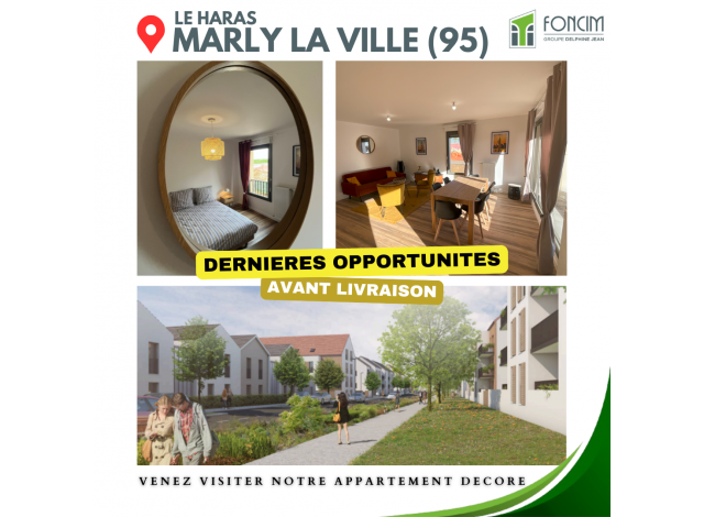 Investissement locatif  Coye-la-Fort : programme immobilier neuf pour investir Le Haras  Marly-la-Ville