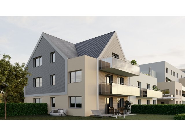 Investissement locatif  Obernai : programme immobilier neuf pour investir Le Broadway  Illkirch-Graffenstaden