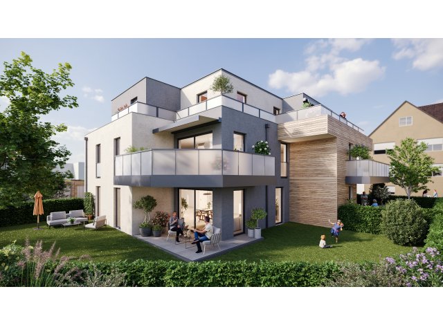 Programme immobilier neuf co-habitat Résidence "ill'o"  Strasbourg