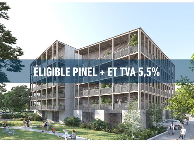 Investissement locatif  Trlaz : programme immobilier neuf pour investir Enjoy  Angers