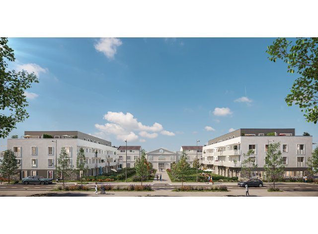 Investissement locatif dans l'Eure 27 : programme immobilier neuf pour investir Le Jardin des Officiers  Vernon