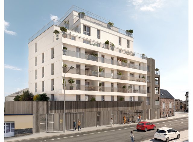 Investissement locatif en Bretagne : programme immobilier neuf pour investir Faubourg  Rennes
