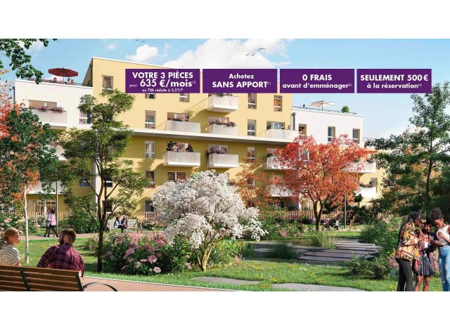 Investissement locatif  Huningue : programme immobilier neuf pour investir Florissens  Mulhouse