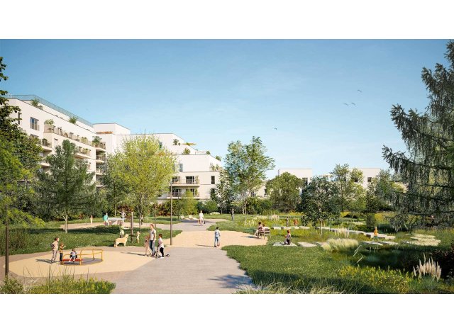 Eco habitat programme L'Ecrin de Montfort La Courneuve