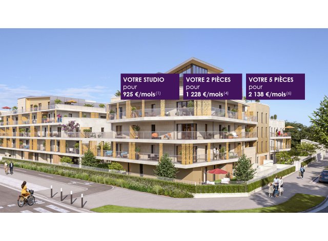 Investissement locatif en France : programme immobilier neuf pour investir L'Éclat  Élancourt