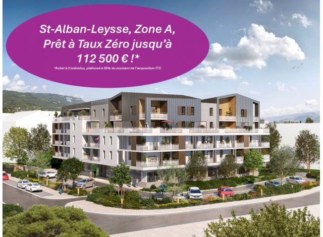 Investissement locatif  Jacob-Bellecombette : programme immobilier neuf pour investir Kitao  Saint-Alban-Leysse