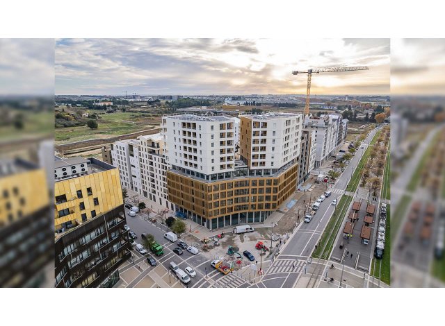 Investissement locatif  Ste : programme immobilier neuf pour investir Prism  Montpellier