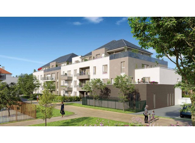 Investissement locatif  Orlans : programme immobilier neuf pour investir Green Central  Saint-Fargeau-Ponthierry