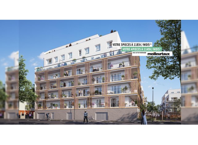 Programme immobilier neuf co-habitat Nova Green  La Courneuve