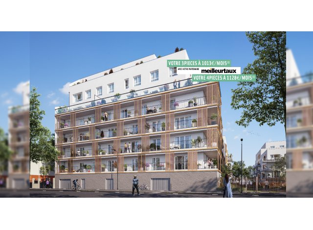 Programme immobilier neuf co-habitat Nova Green  La Courneuve