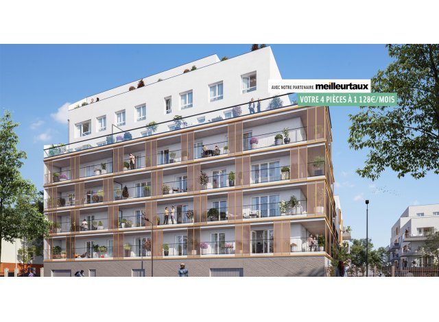 Programme immobilier neuf co-habitat Nova Green  La Courneuve