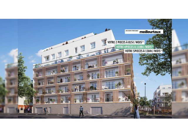 Programme immobilier neuf co-habitat Nova Green  La Courneuve