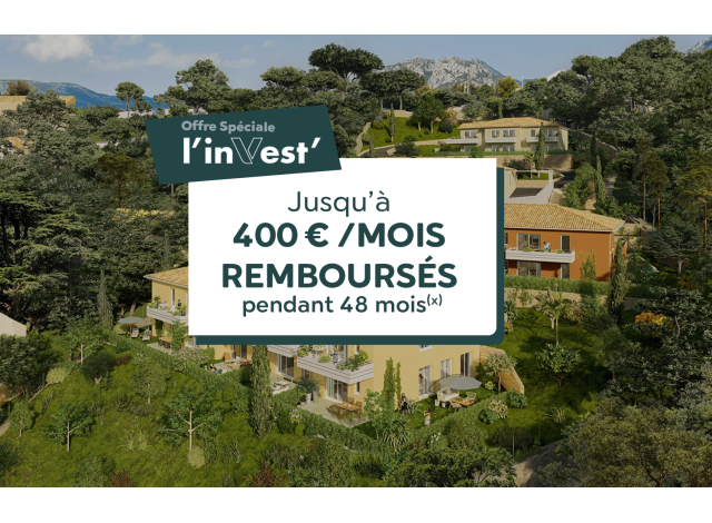 Investissement locatif  Hyres : programme immobilier neuf pour investir Nuances  Cogolin